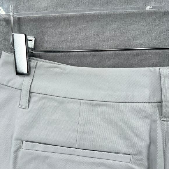 WILDFANG The Ace Crop Pant Womens 6 Light Gray High Rise Cotton Tapered Chino - Picture 12 of 16